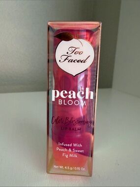 Too Faced Peach Bloom Color Blossoming Lip Balm - raspberry flush